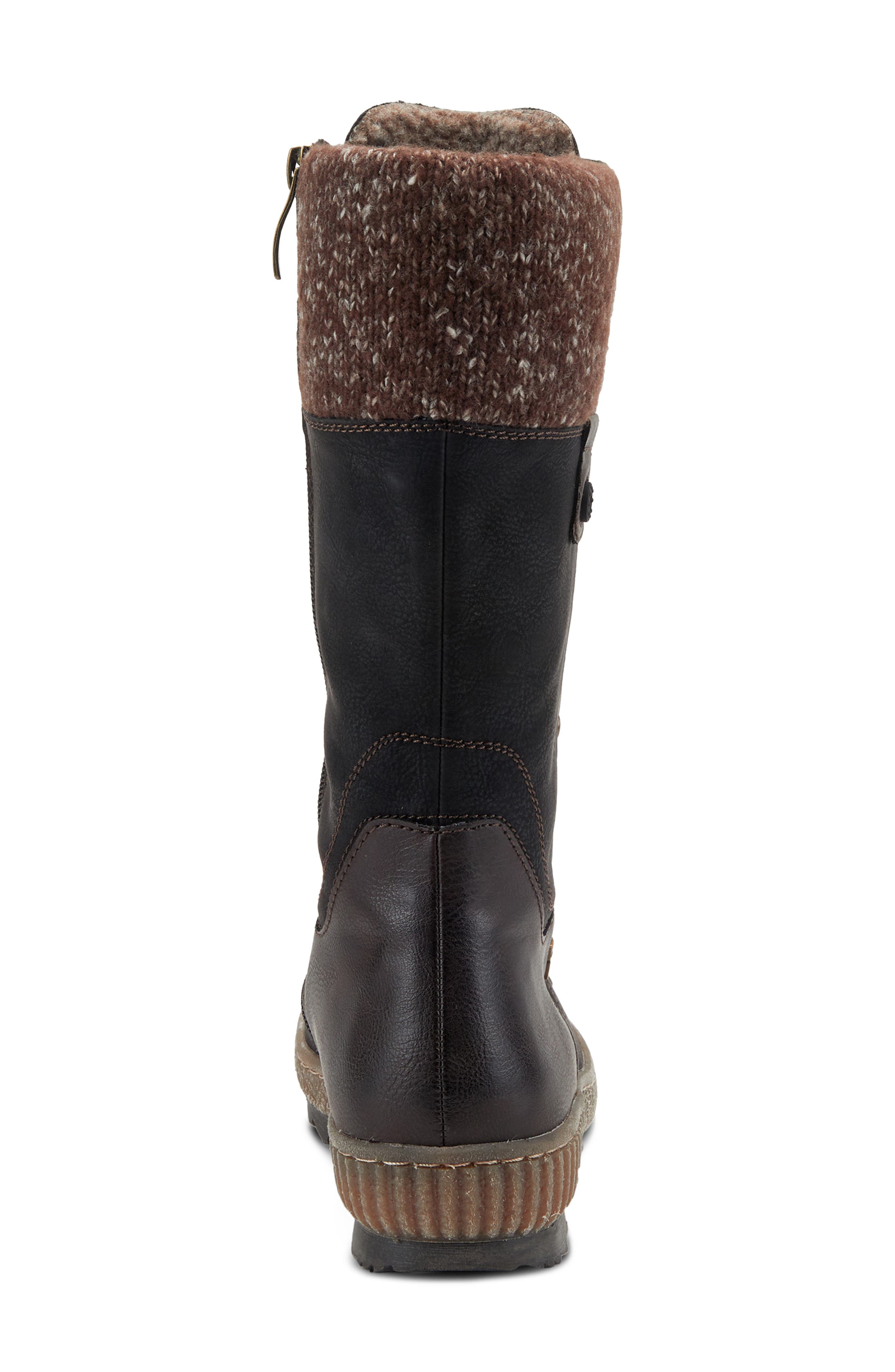 Spring Step Chibero Faux Shearling Lined Water Resistant Boot, Alternate, color, 