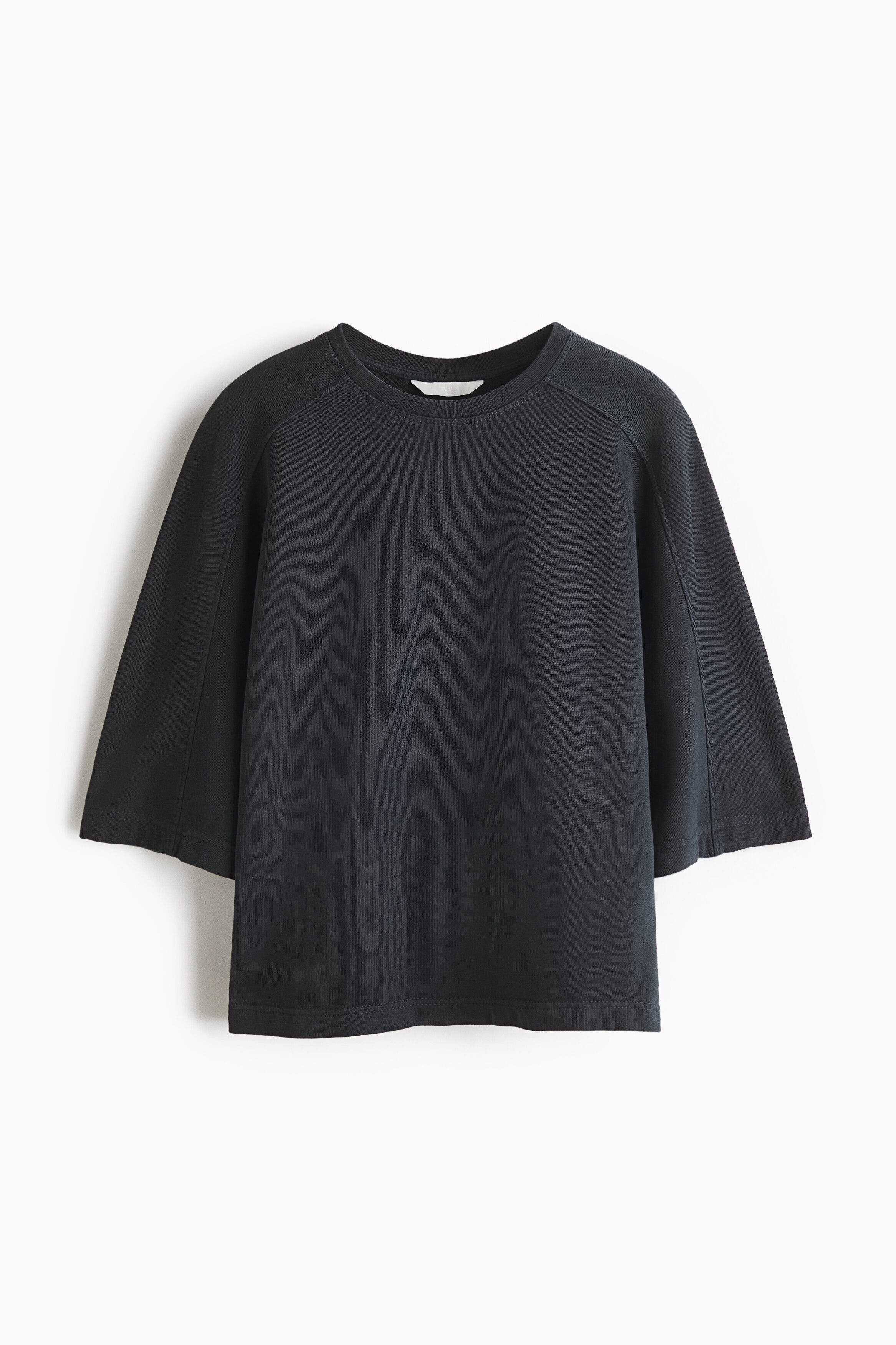 Short-sleeved Cotton Sweatshirt
