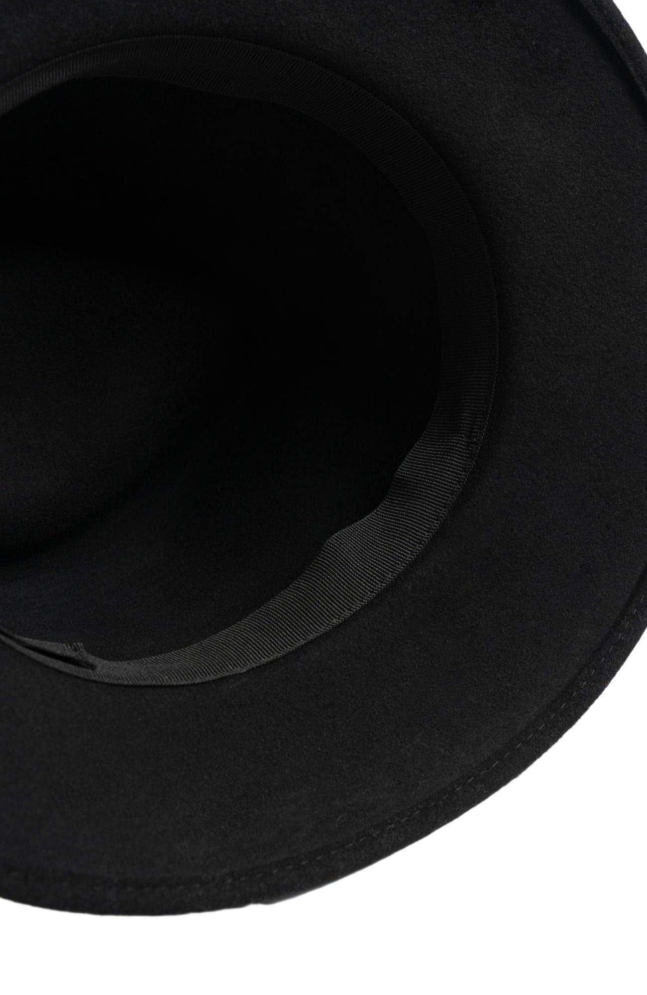 Saint + Sofia Ramona Studded Hat, Alternate, color, Black