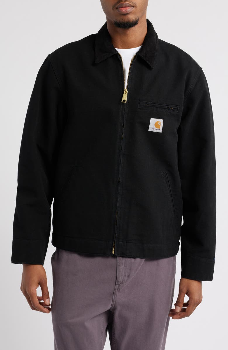 Carhartt Work In Progress Detroit Cotton Canvas Chore Jacket, Alternate, color,