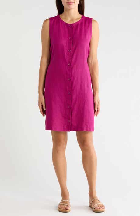 Organic Linen Tie Back Longline Vest