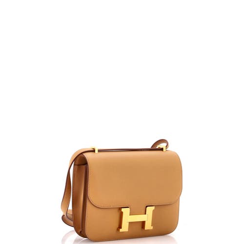Pre-owned Hermes Hermes Constance Bag Swift 18 In Brown
