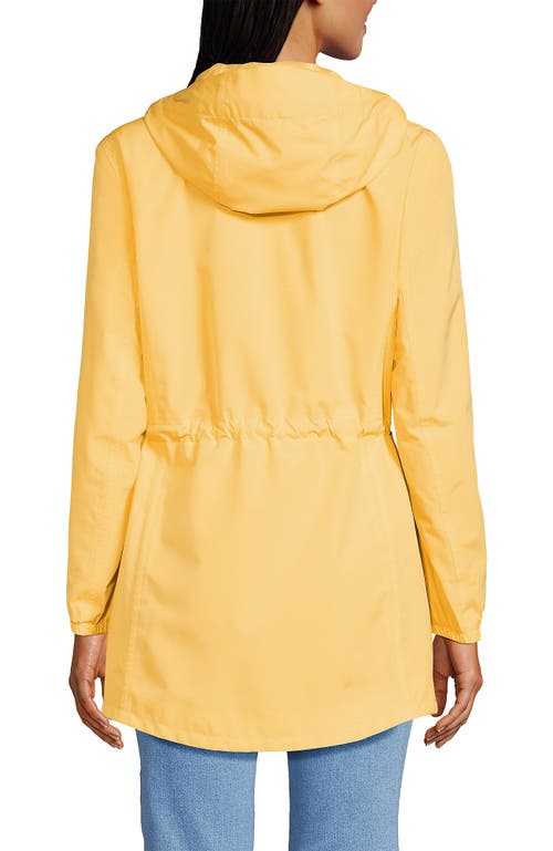 Lands' End Squall Packable Waterproof Raincoat In Simply Yellow