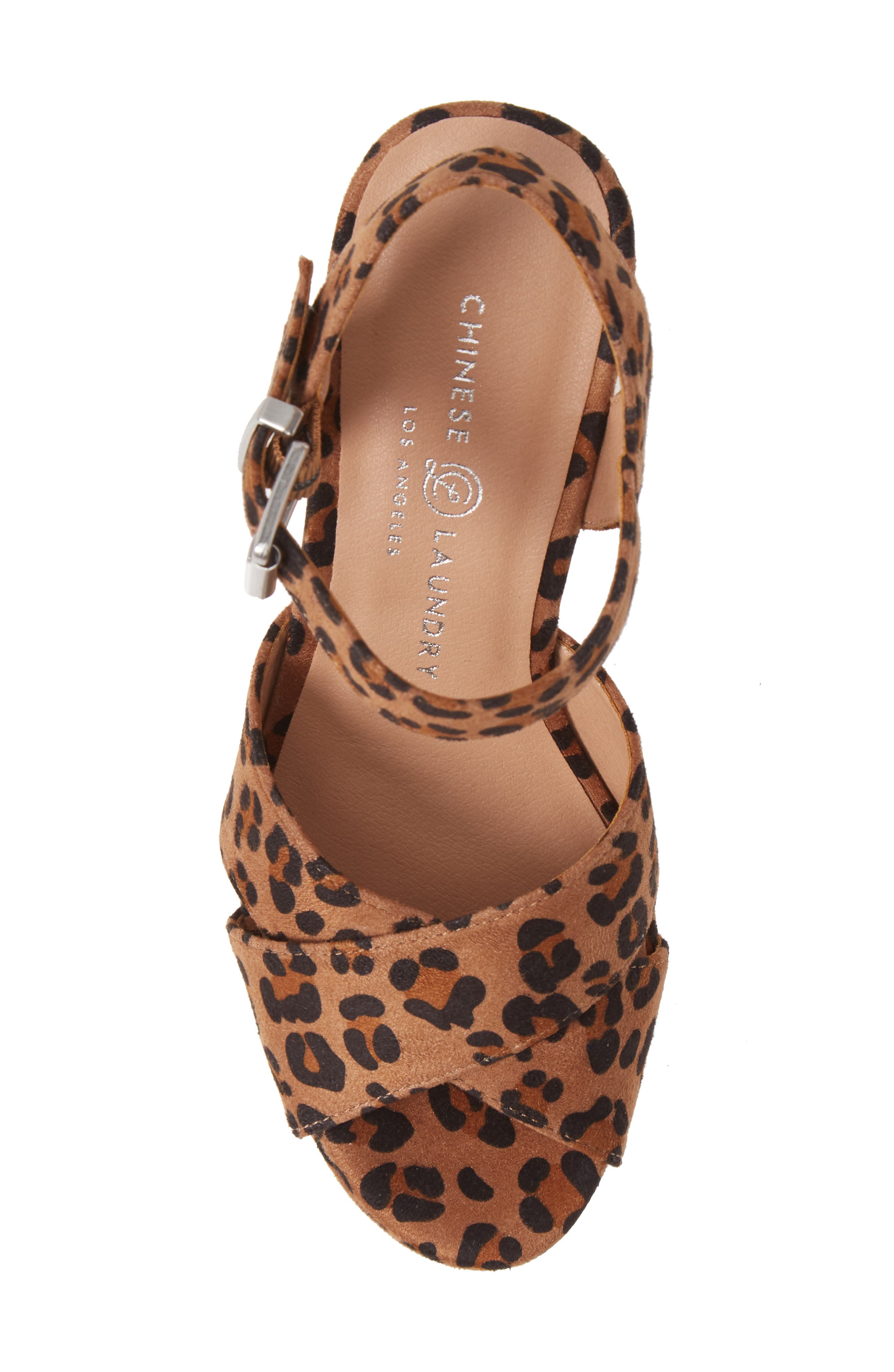 Bali Platform Sandal, Alternate, color, NATURAL CHEETAH