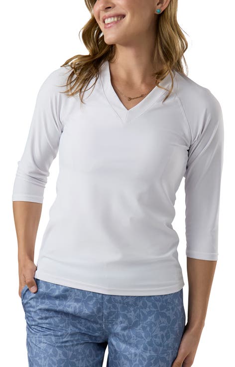 V-Neck Sun & Swim Shirt