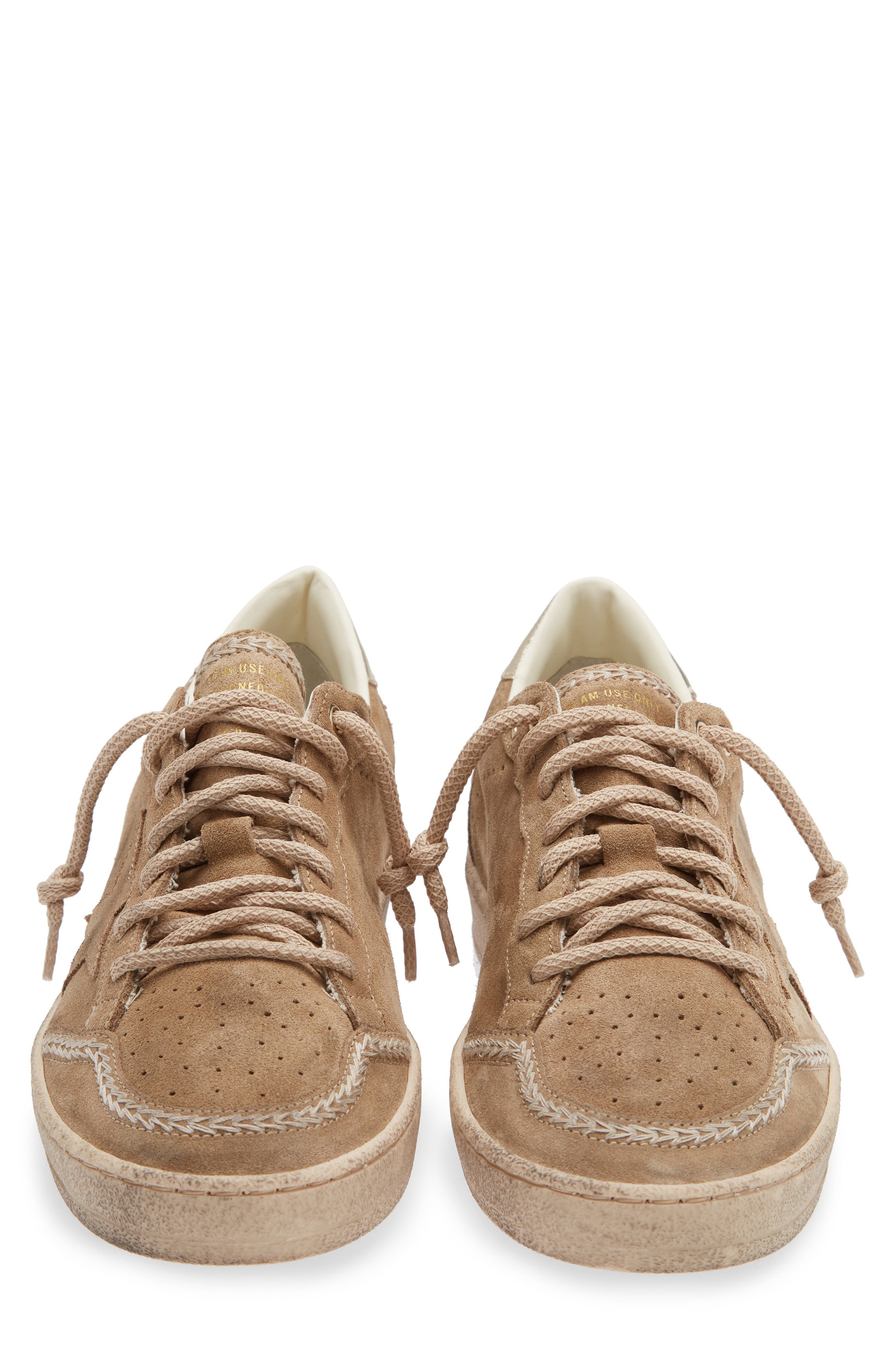 Golden Goose Ball Star Low Top Sneaker, Alternate, color, Tobacco/ Gold