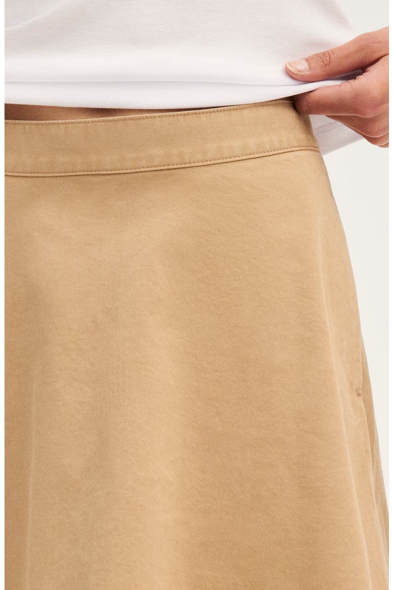 Seamed Miniskirt, Alternate, color, WEATHERED KHAKI