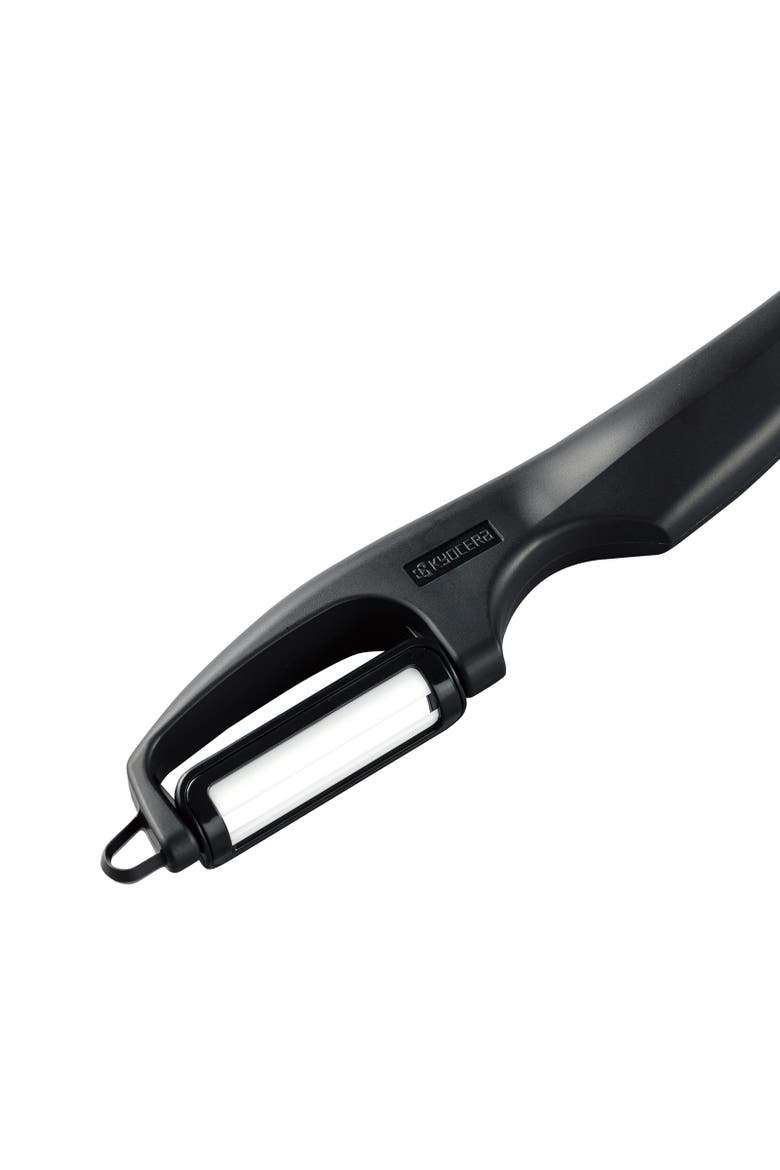 Advanced Ceramic Vertical Double Edge Blade Vegetable Peeler, Alternate, color, Black