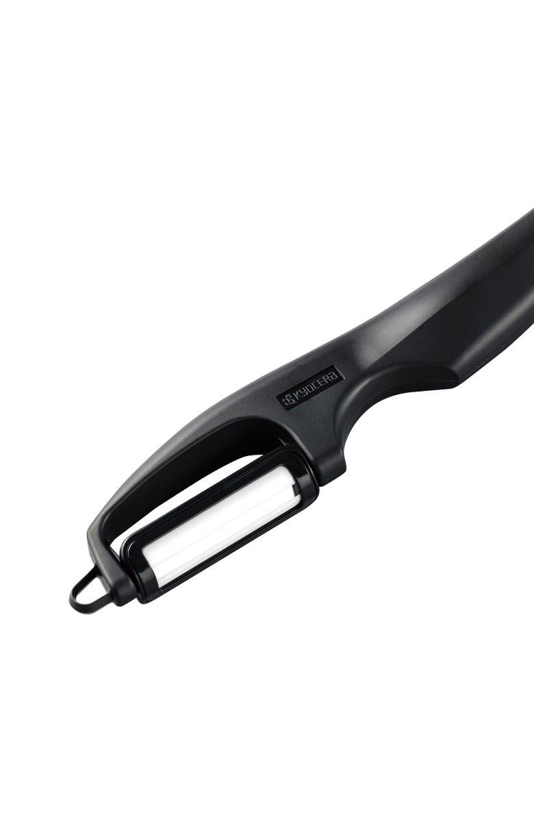Kyocera Advanced Ceramic Vertical Double Edge Blade Vegetable Peeler, Alternate, color, Black