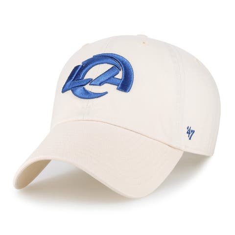 Men's '47  Natural Los Angeles Rams Clean Up Adjustable Hat