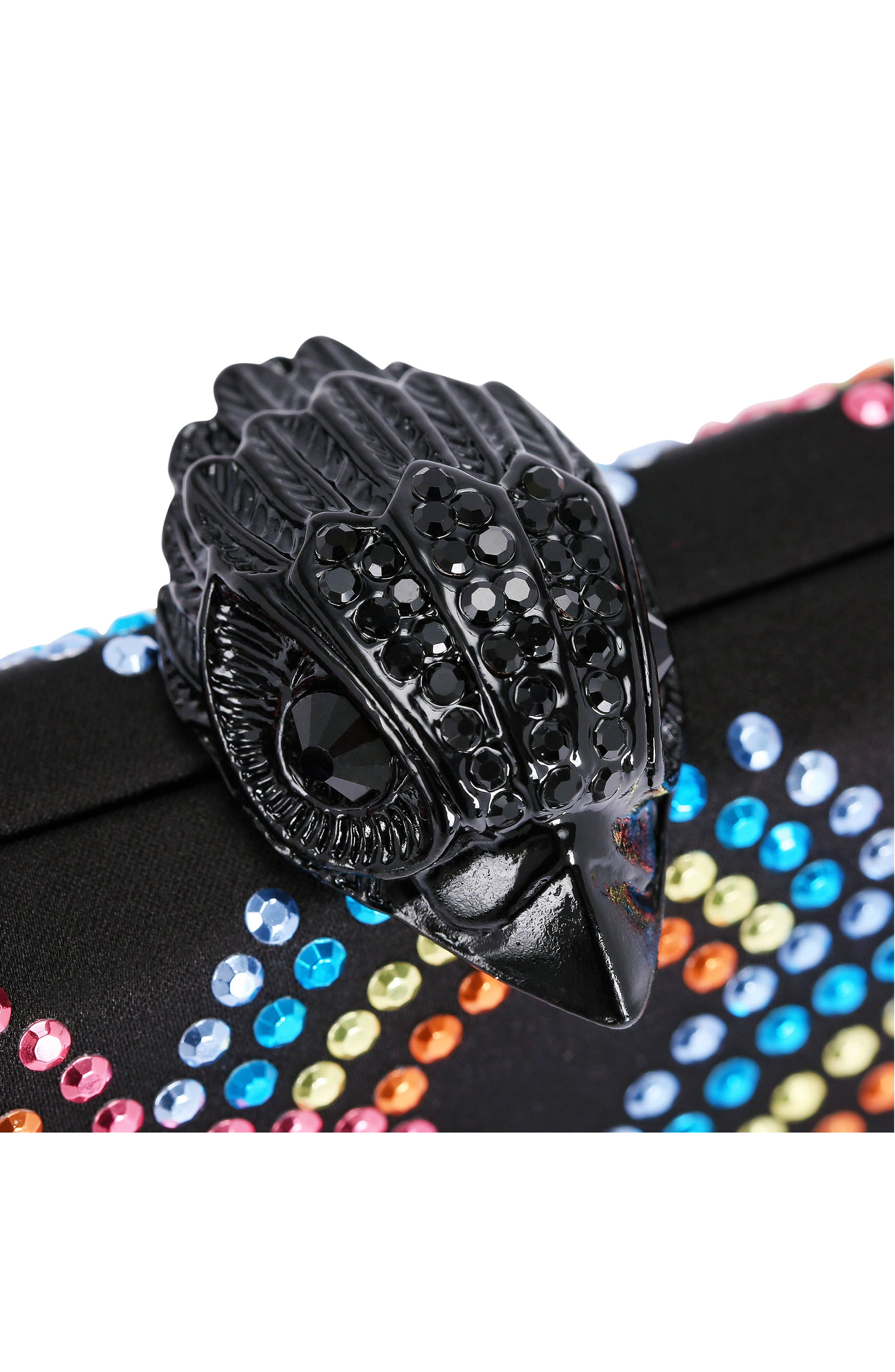 Kurt Geiger London Rainbow Crystal Clutch, Alternate, color, 