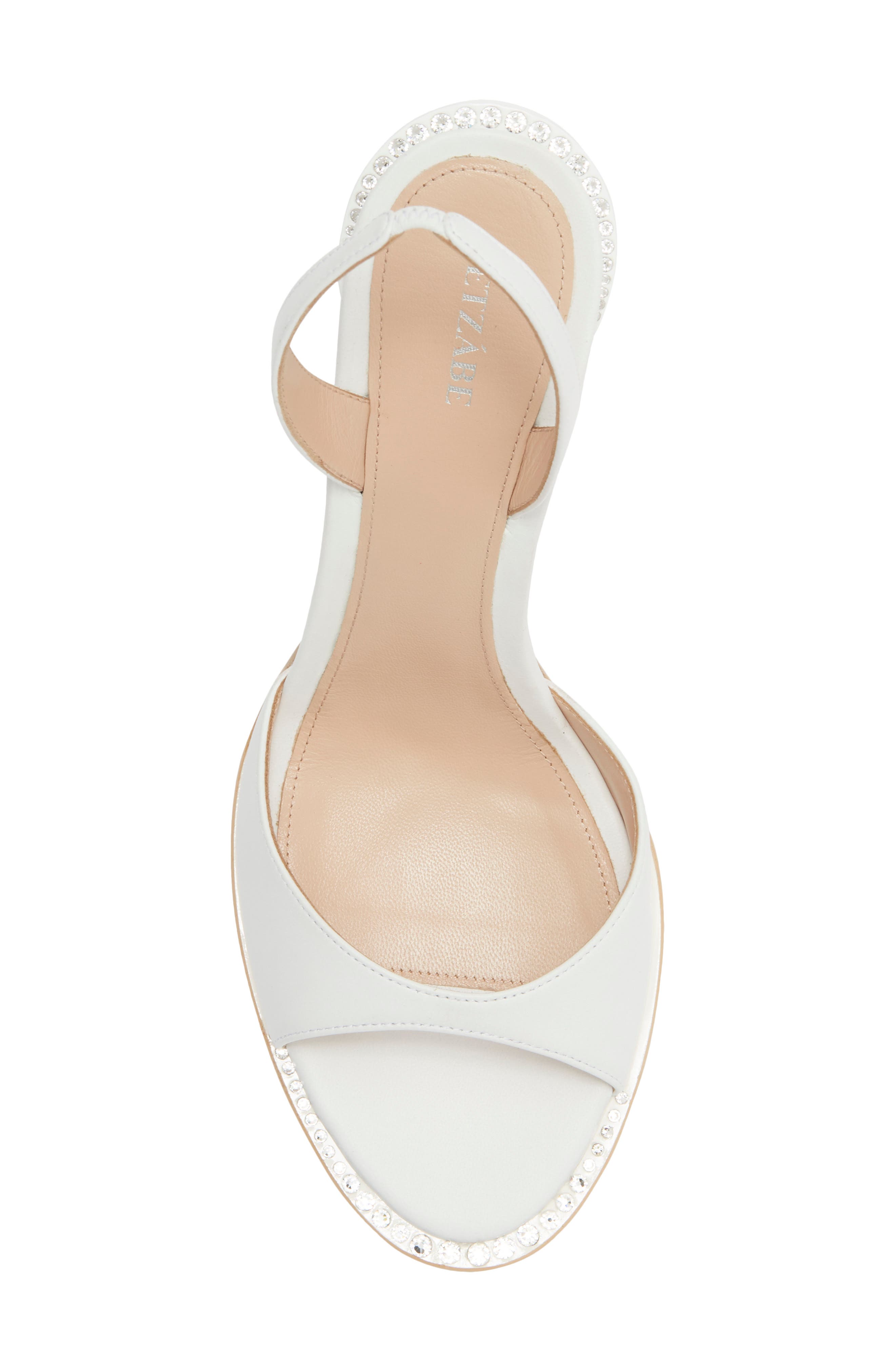 Crystal Slingback Sandal, Alternate, color, WHITE NAPPA