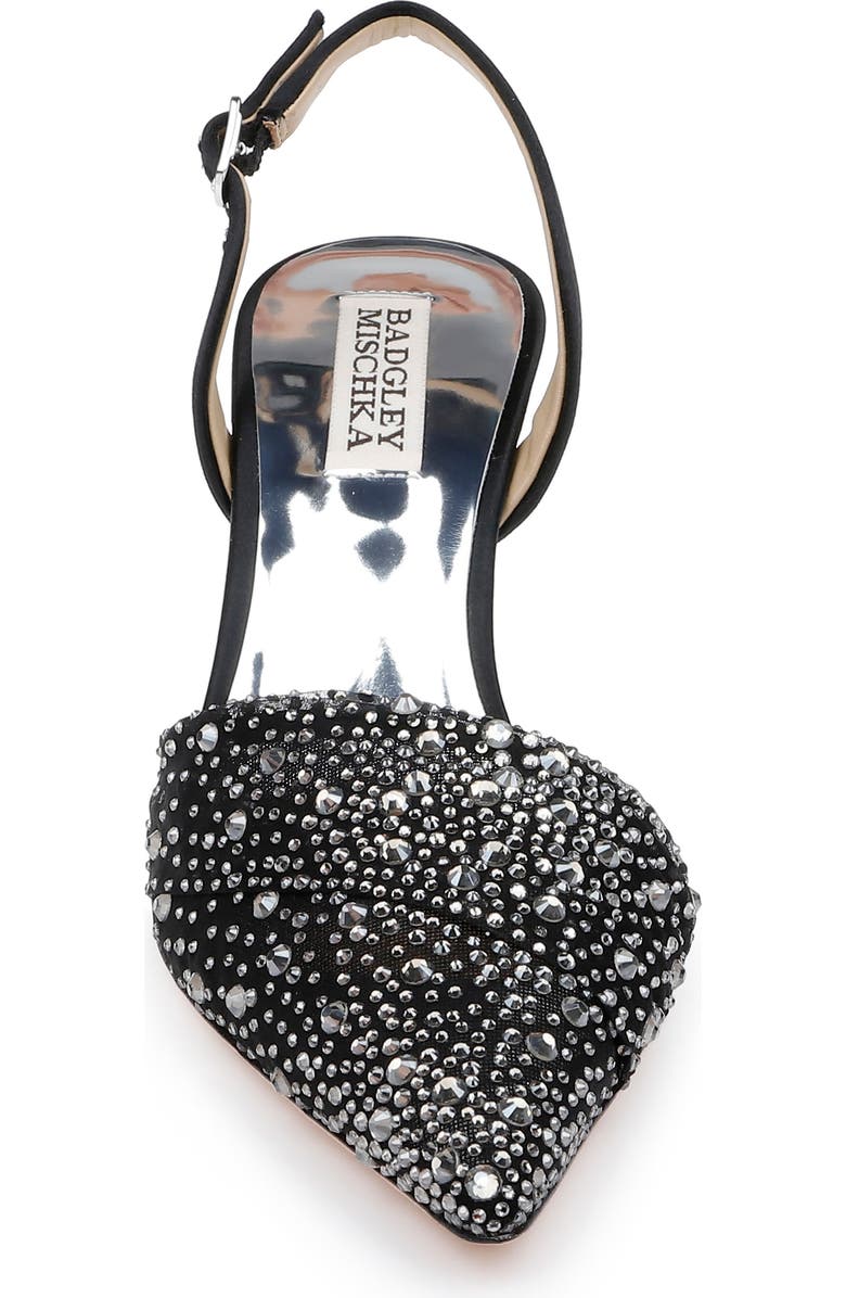 Badgley Mischka Collection Brenna Slingback Pointed Toe Pump, Alternate, color,