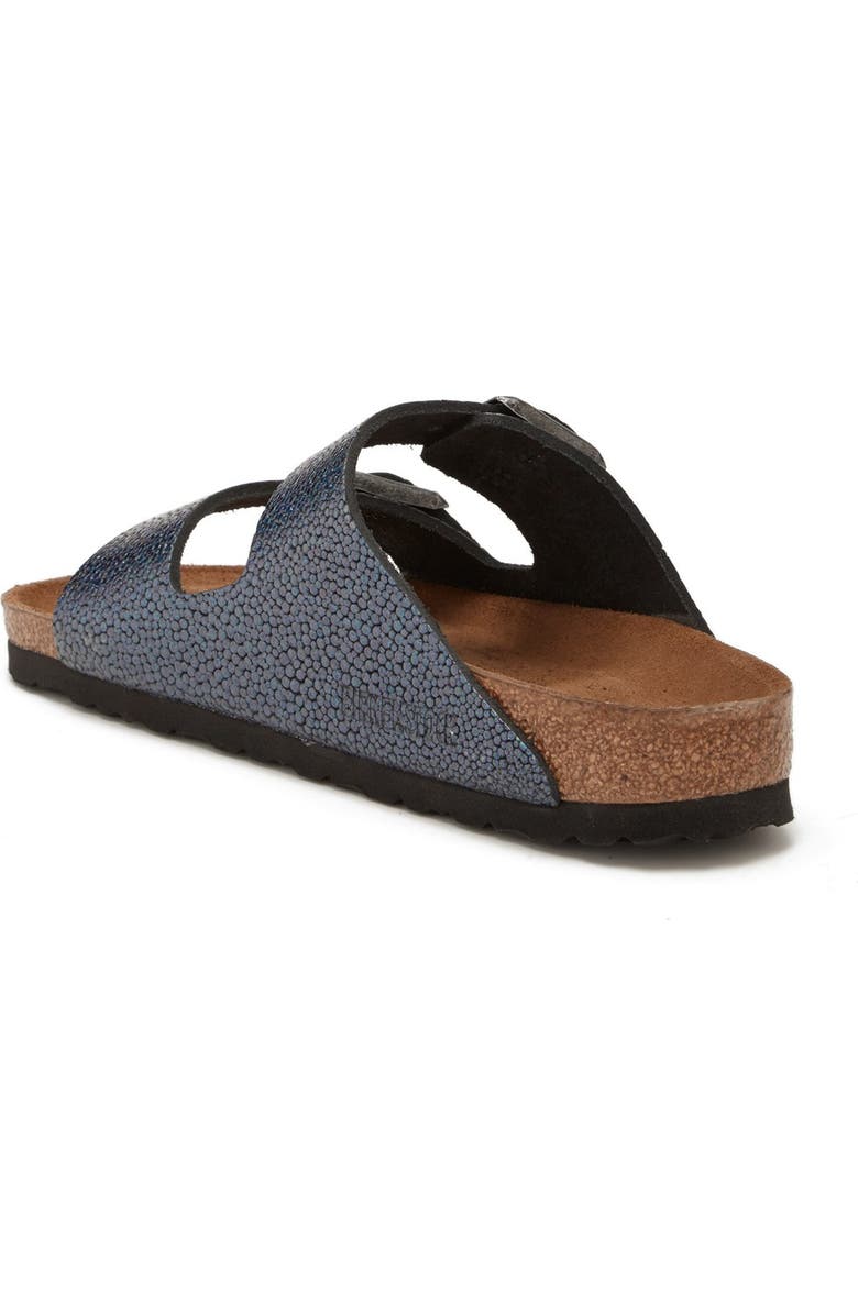 Birkenstock 'Arizona' Soft Footbed Textured Leather Sandal, Alternate, color,