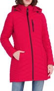 Nautica Water Resistant Stretch Puffer Coat