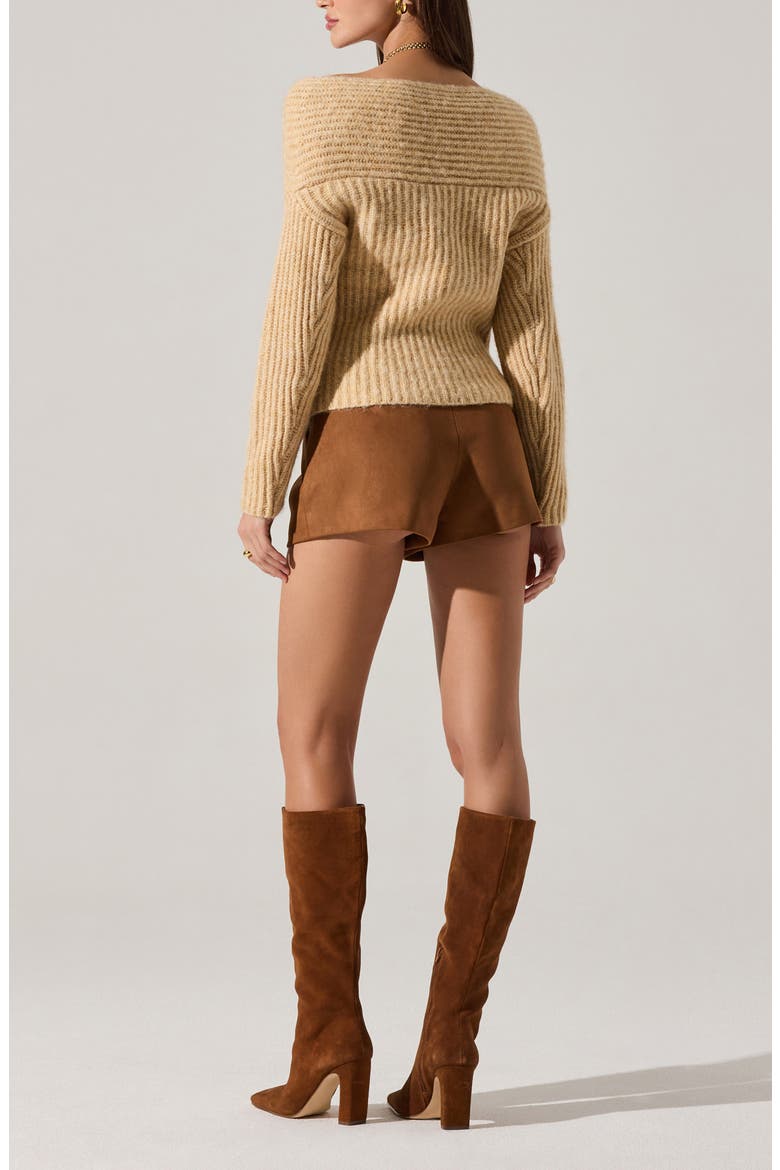 Franisbel Off the Shoulder Sweater, Alternate, color, BUTTER YELLOW