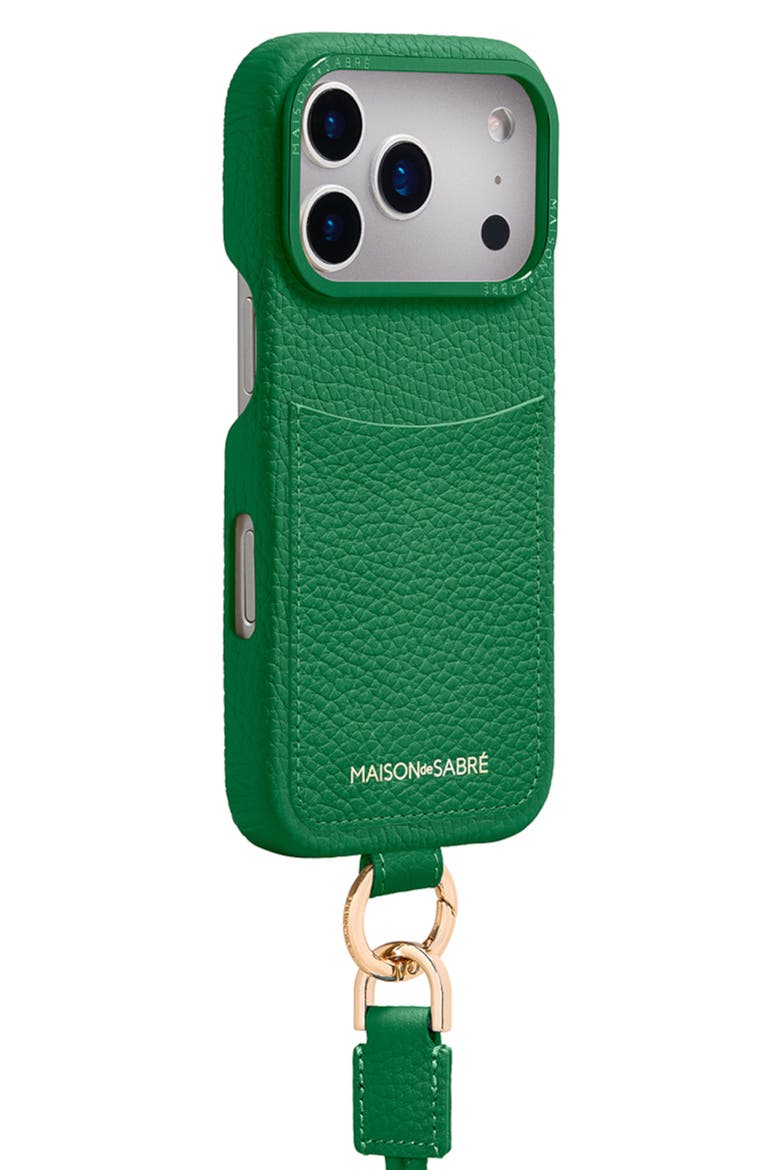 Sling Phone Case iPhone 17 Pro Max, Alternate, color, Emerald Green