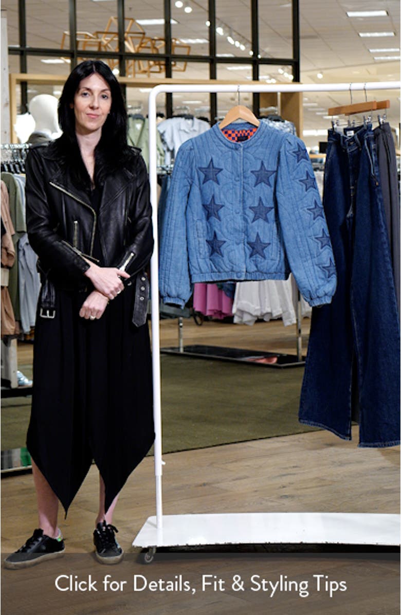 The Rough Puff Quilted Denim Jacket, sales video thumbnail