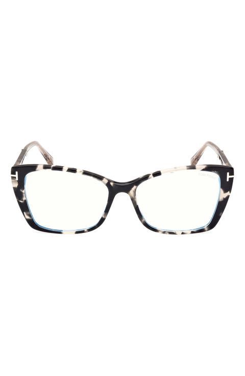 55mm Butterfly Blue Light Blocking Optical Glasses