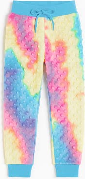 Limeapple Minky Bubble Jogger Pants - Tie Dye