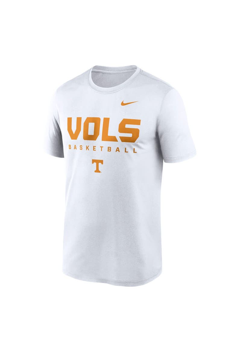 Men's Nike White Tennessee Volunteers 2025 Courtside Basketball Legend Dri-FIT T-Shirt, Alternate, color, White