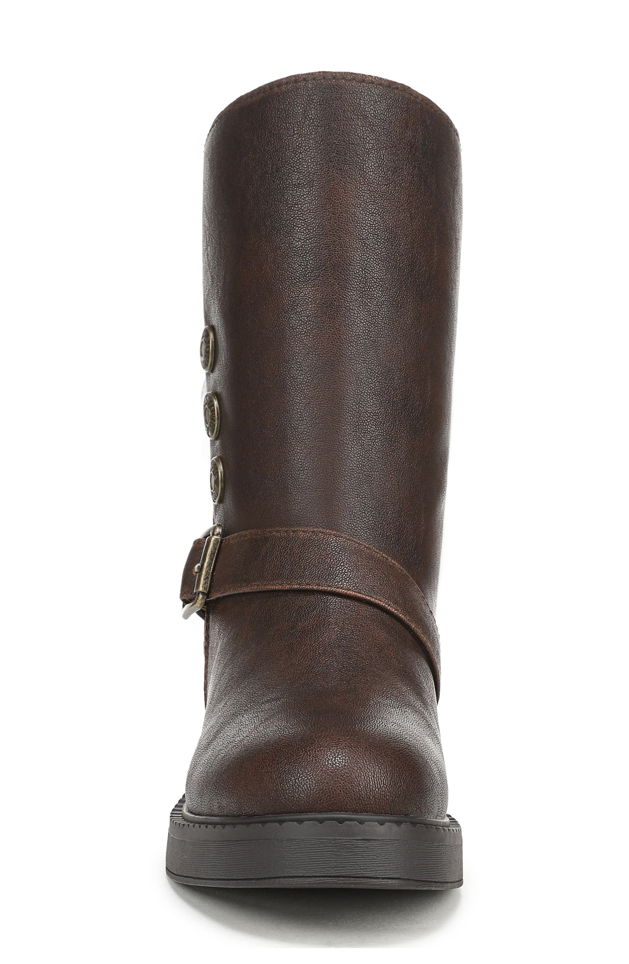 Venice Cozy Faux Fur Lined Boot, Alternate, color, BROWN FAUX LEATHER