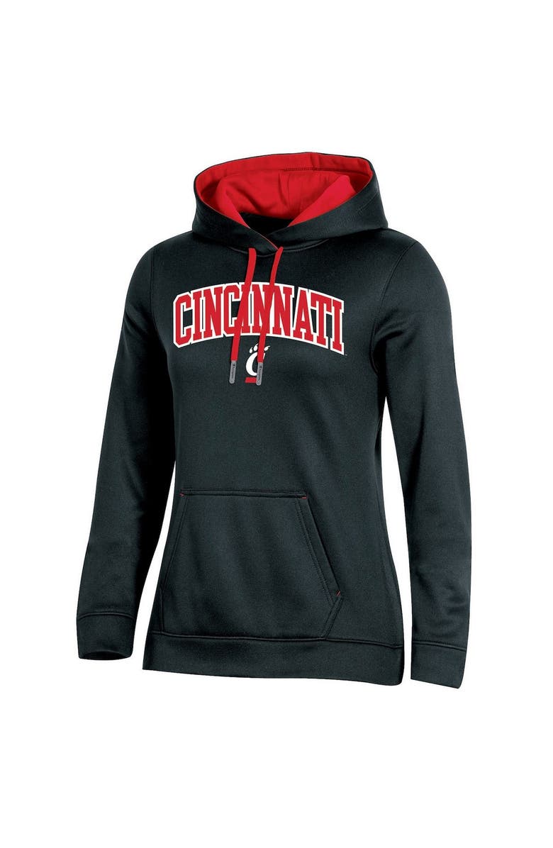 Champion Women's Champion Black Cincinnati Bearcats Arch Logo 2.0 Pullover Hoodie, Alternate, color, Black