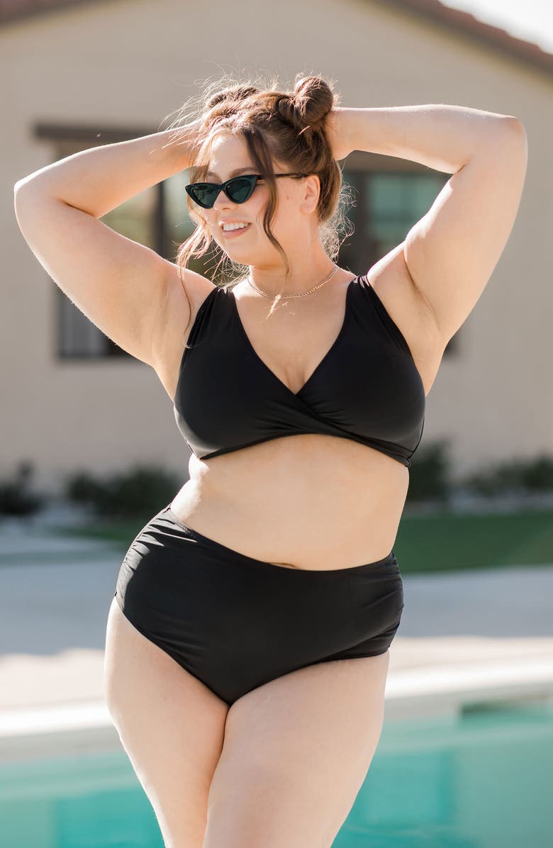 Kindred Bravely Crossover Maternity/Nursing Bikini Top, Alternate, color, 