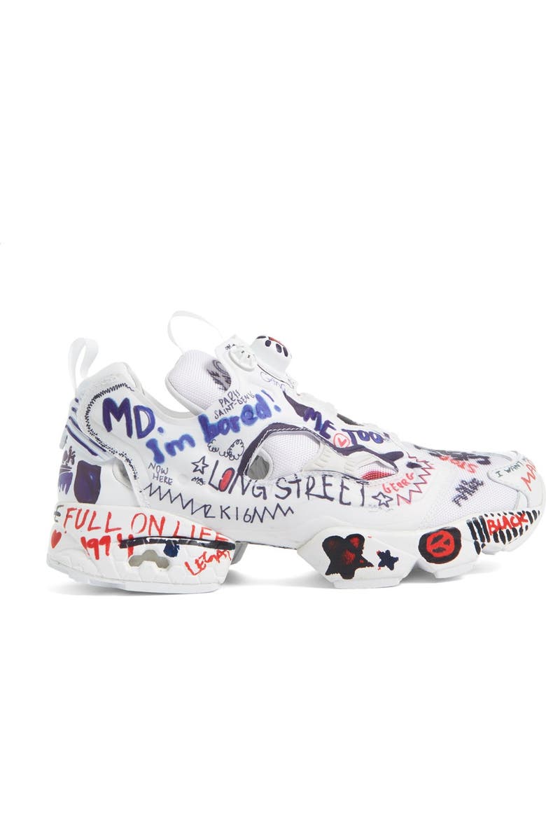 VETEMENTS x Reebok Graffiti Instapump Fury Sneaker, Alternate, color,
