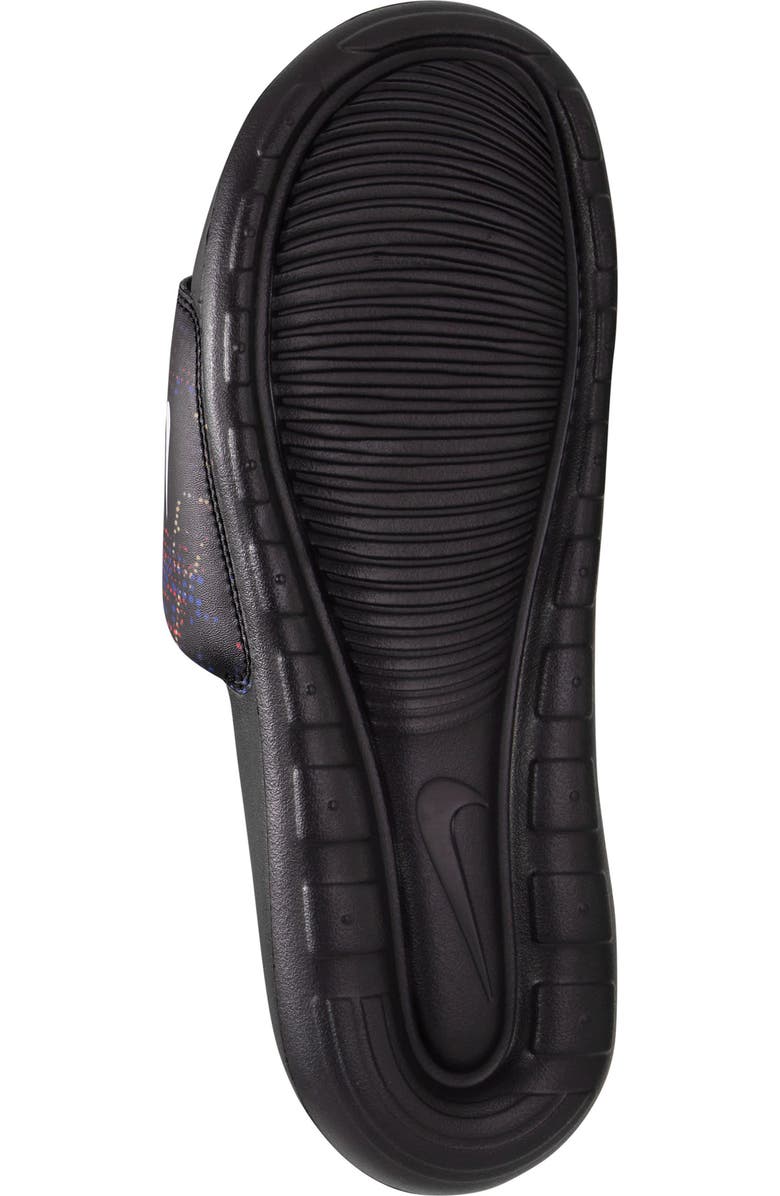 Nike Victori One Sport Slide, Alternate, color, Black/ White/ White