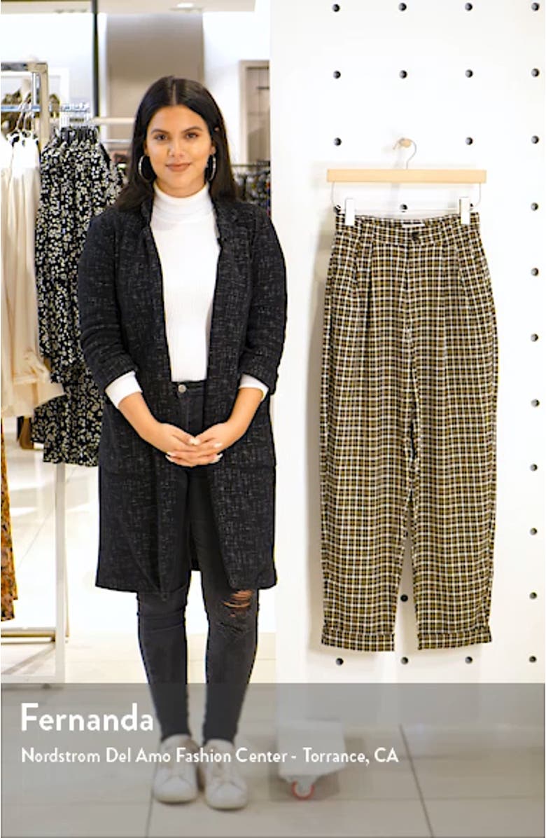 Check Tapered Trousers, sales video thumbnail