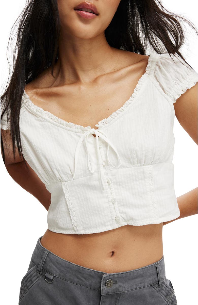 Cotton On Kara Short Sleeve Top, Alternate, color, 