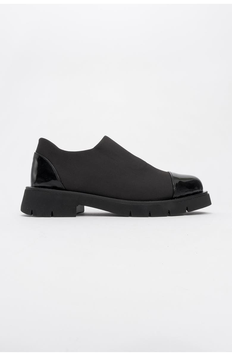 Prologue Shoes Panola Scuba Loafer, Alternate, color, Black Patent
