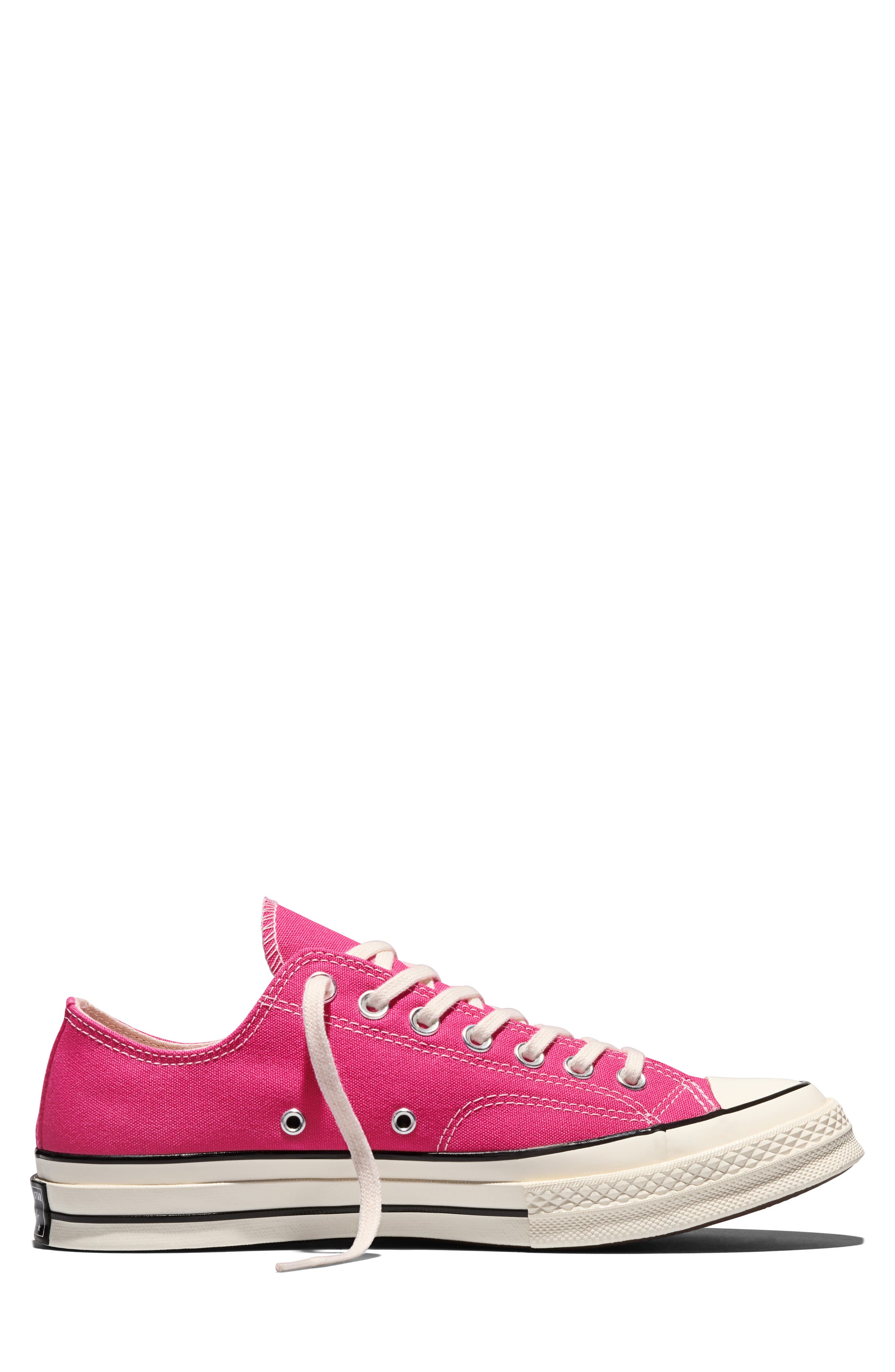 Chuck 70 Gender Inclusive Sneaker, Alternate, color, ROUGH RASPBERRY/ EGRET/ BLACK