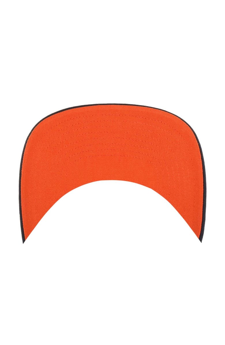 '47 Men's '47 Navy Syracuse Orange Straight Eight Adjustable Trucker Hat, Alternate, color, 