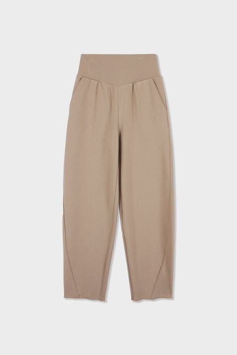 High Waisted Tapered Leg Sweatpant