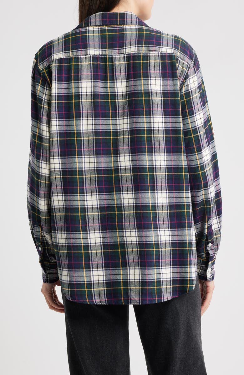 Frank & Eileen Plaid Relaxed Fit Cotton Button-Up Shirt, Alternate, color, White Nav Red Plaid