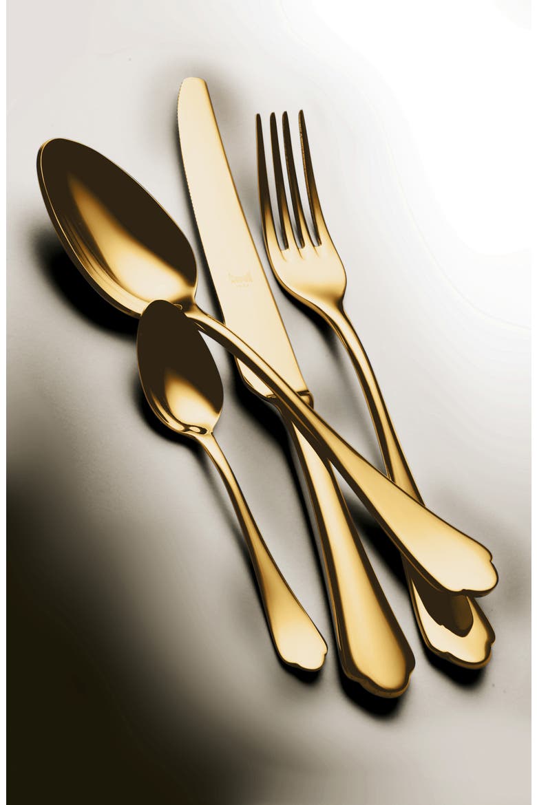 Dolce Vita 5-Piece Place Setting, Alternate, color, GOLD