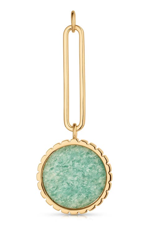 Odeon Amazonite Charm