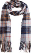 MANGO Wool Check Scarf