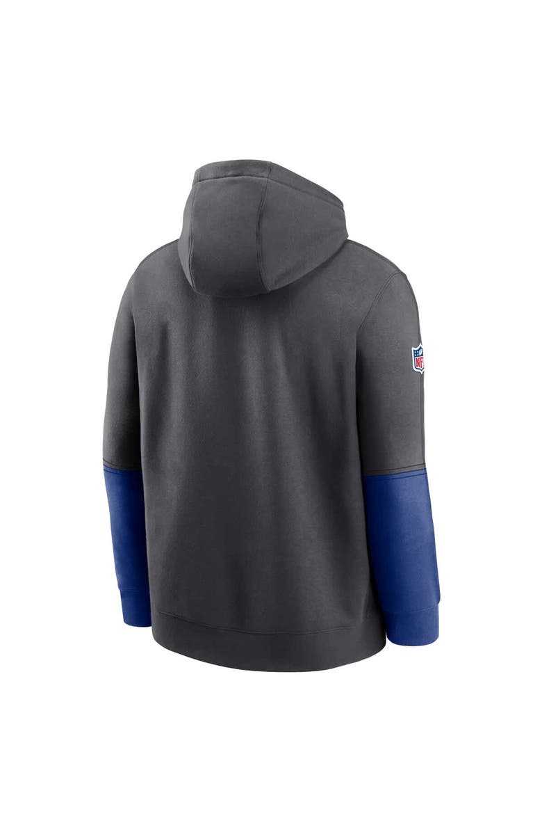 Nike Men's Nike Anthracite New York Giants 2024 Sideline Club Pullover Hoodie, Alternate, color, Anthracite