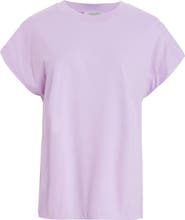AllSaints Rue Slit Sleeve Cotton T-Shirt