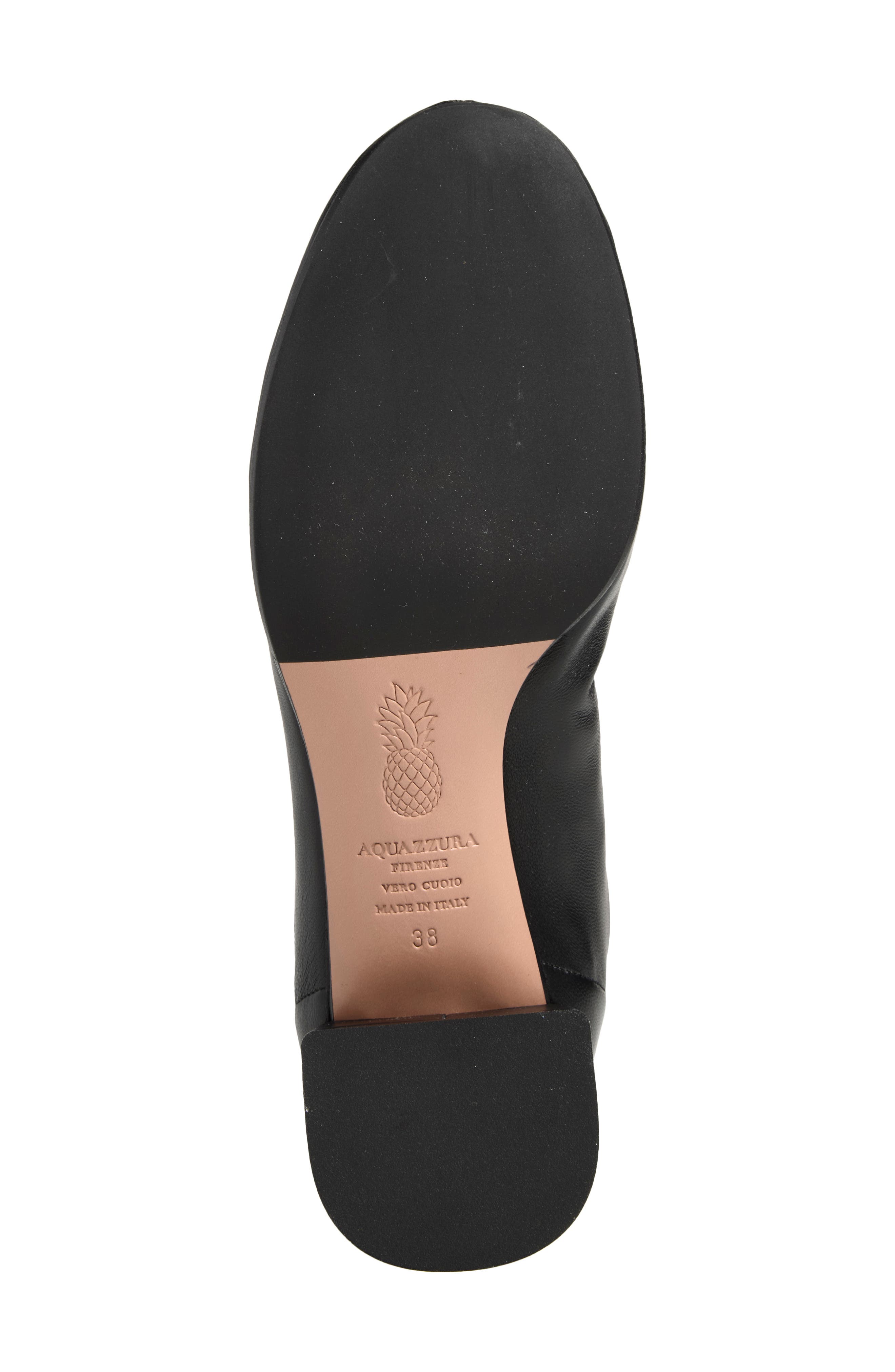 Tres St Honore Leather Bootie, Alternate, color, BLACK