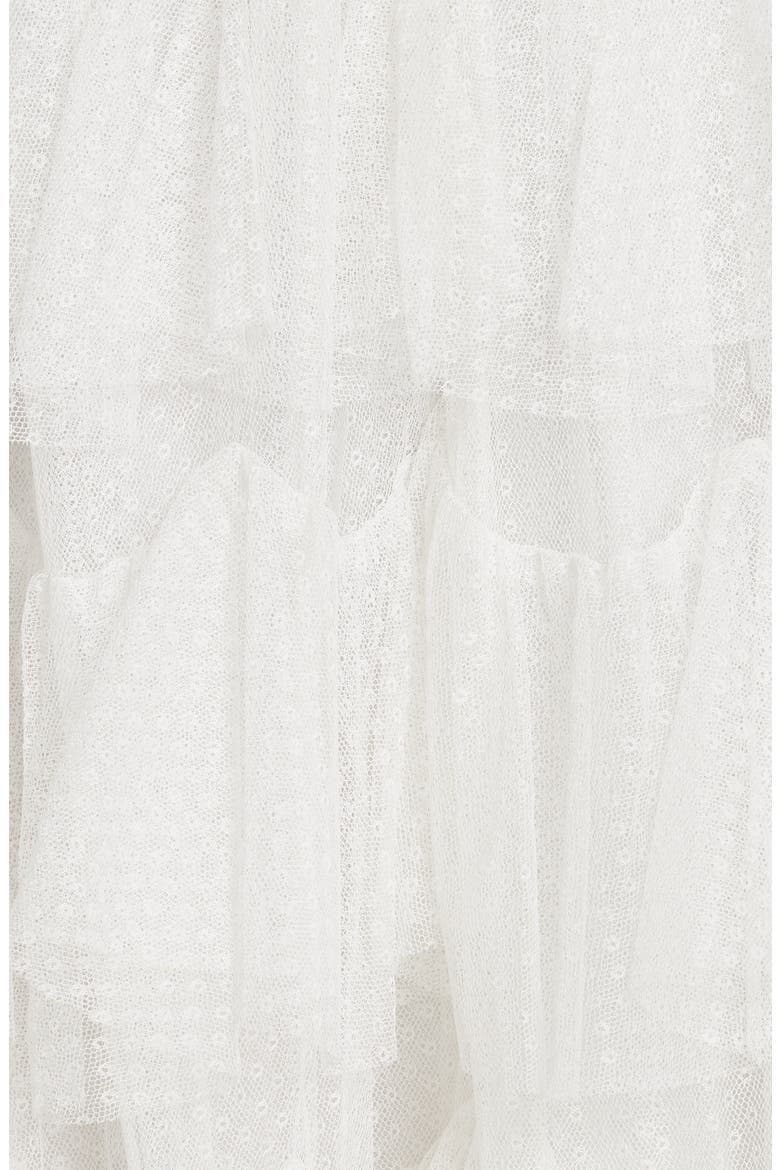 Tiered Tulle Skirt, Alternate, color, PEARL