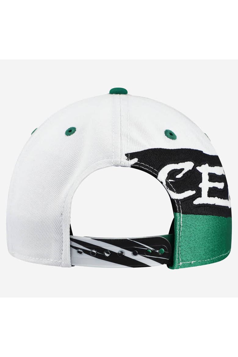 Youth New Era  White/Kelly Green Boston Celtics Swept 9FIFTY Snapback Hat, Alternate, color, White