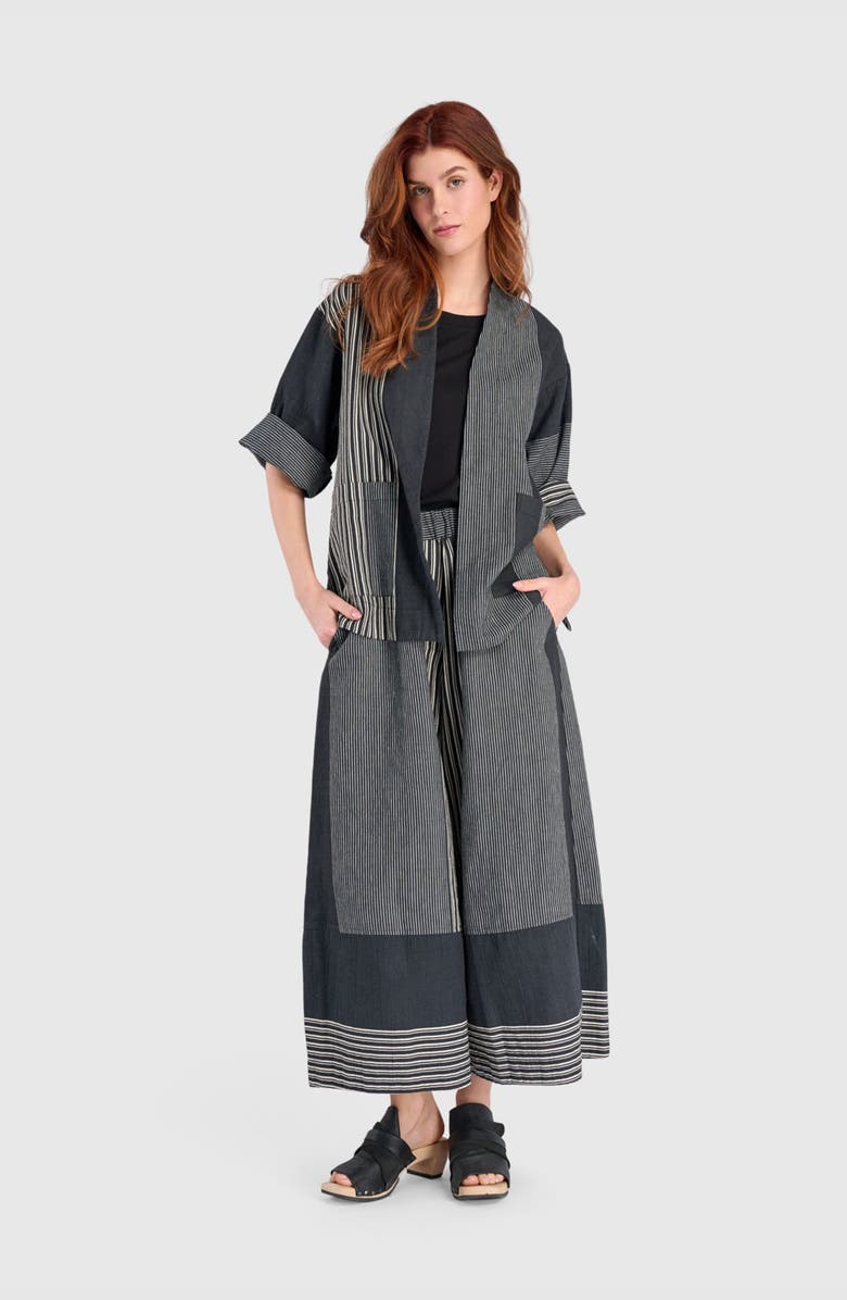 Alembika Constellation Jacket, Alternate, color, Slate Stripes
