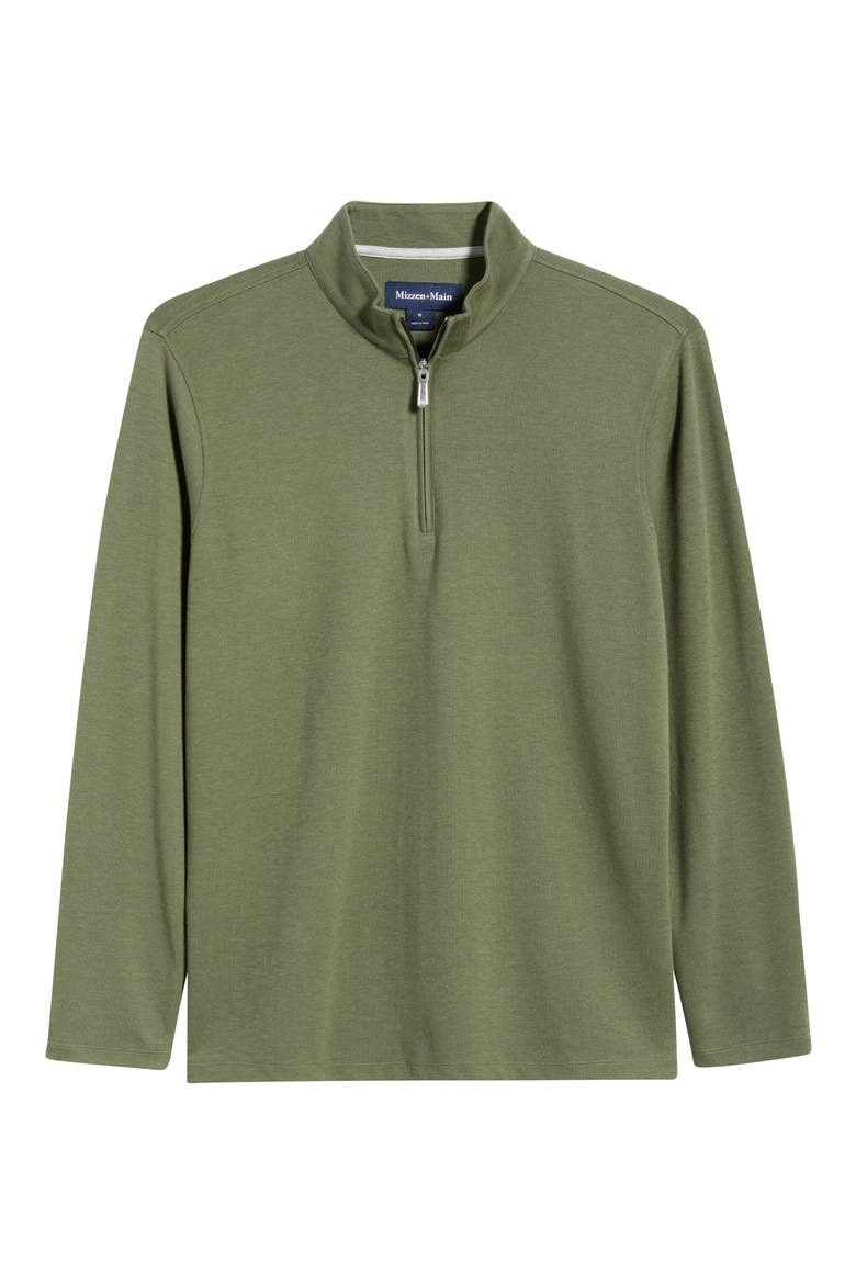 KPI Quarter Zip Pullover, Alternate, color, OLIVE