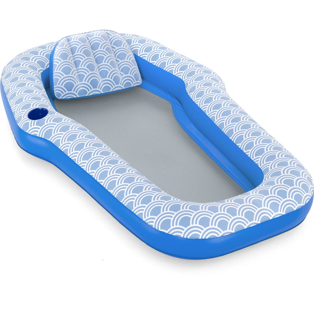 H2OGO! Comfort Plush Inflatable Lounge in Blue  product