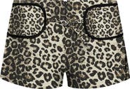 LIONESS Soho Leopard Print Shorts
