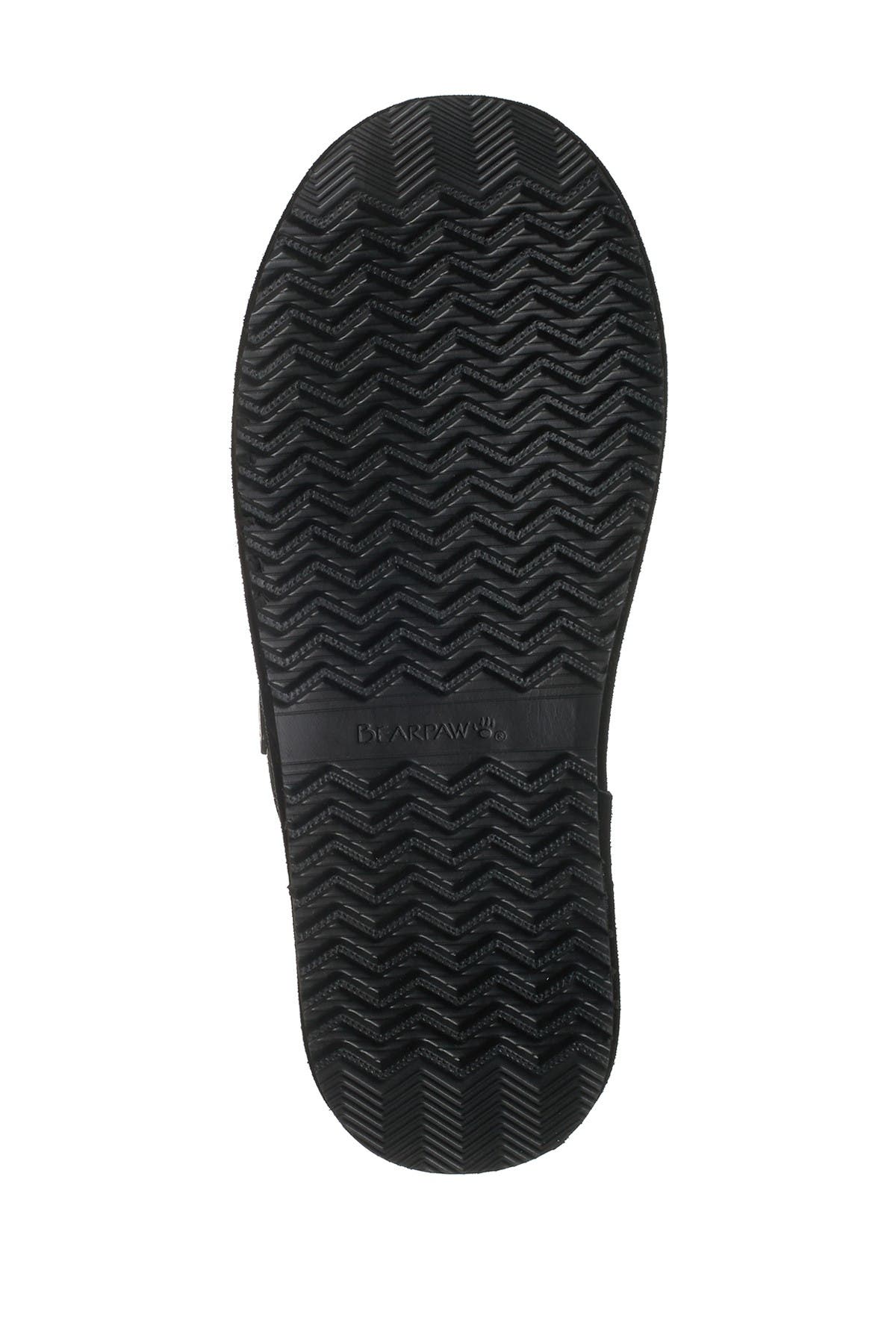 BEARPAW Pierre Suede Slipper, Alternate, color, Black Ii